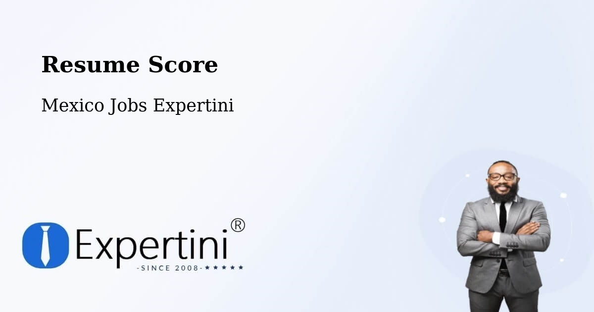 Resume Score & Job Description Match Tool – Cuquío - Mexico Jobs Expertini